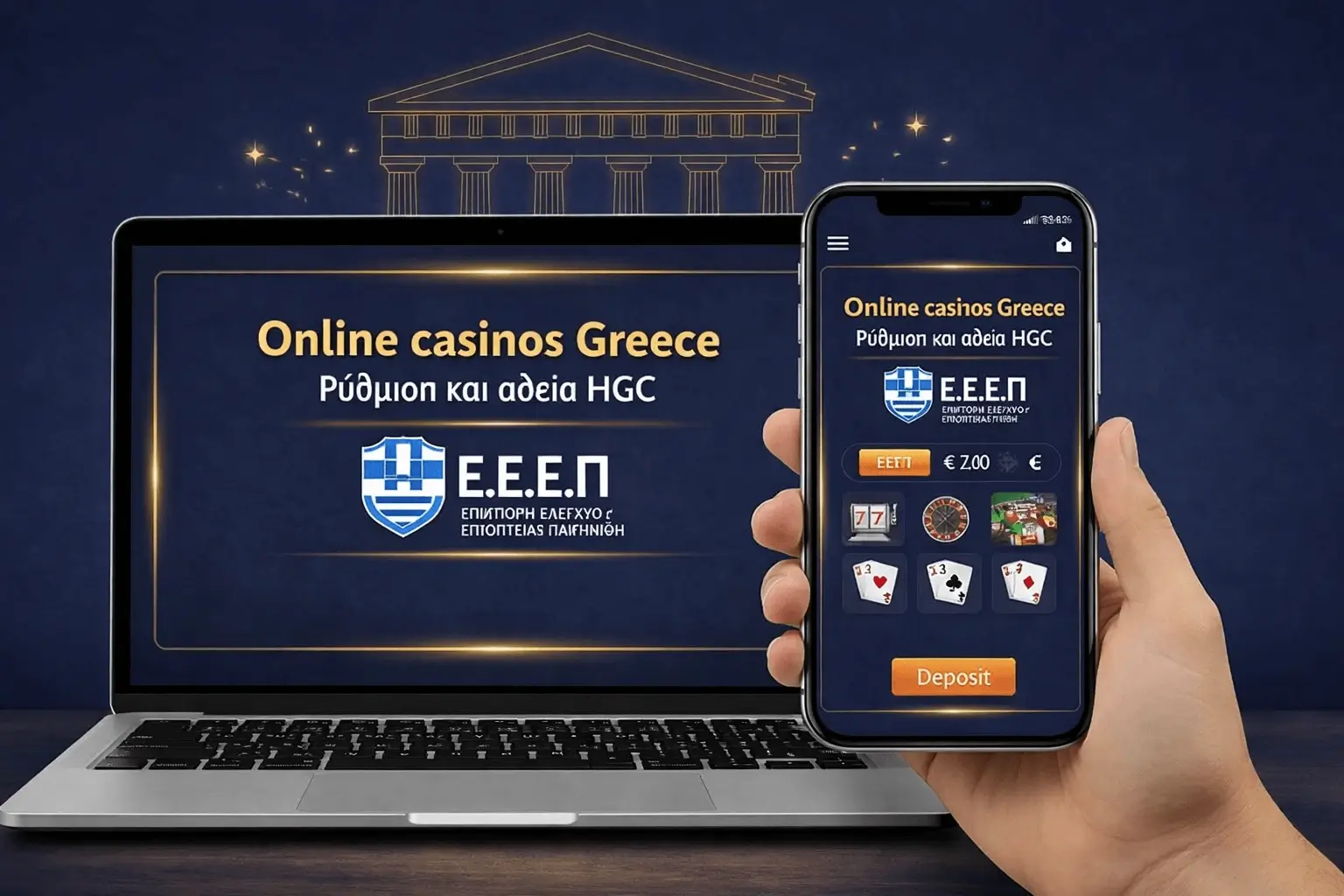 Online casinos Greece - Ρύθμιση και άδεια HGC